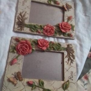 Floral Rose Picture Frames